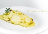 Filetto di branzino in crosta di patate