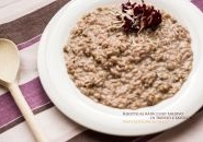 Risotto al radicchio di Treviso e salsiccia