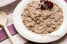 Risotto al radicchio di Treviso e salsiccia